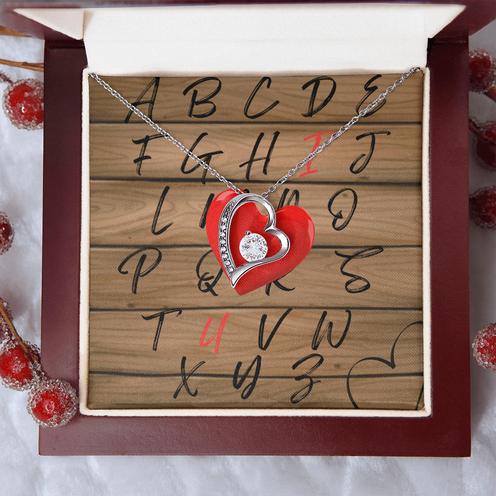 I Love YOU (AtoZ) -Forever Love Necklace ShineOn Fulfillment