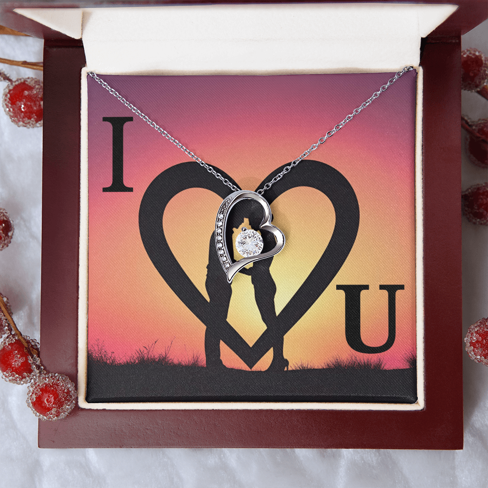 I love you(Sunset) - Forever Love Necklace ShineOn Fulfillment