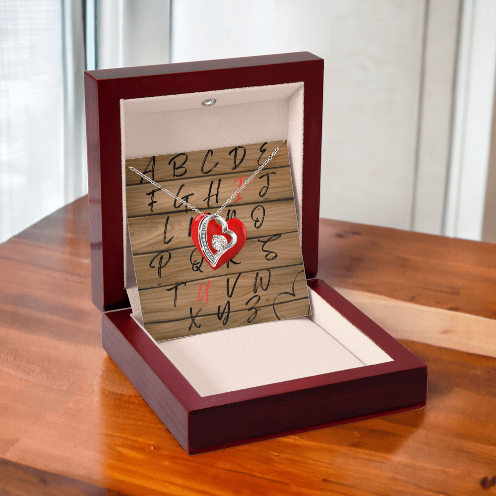 I Love YOU (AtoZ) -Forever Love Necklace ShineOn Fulfillment