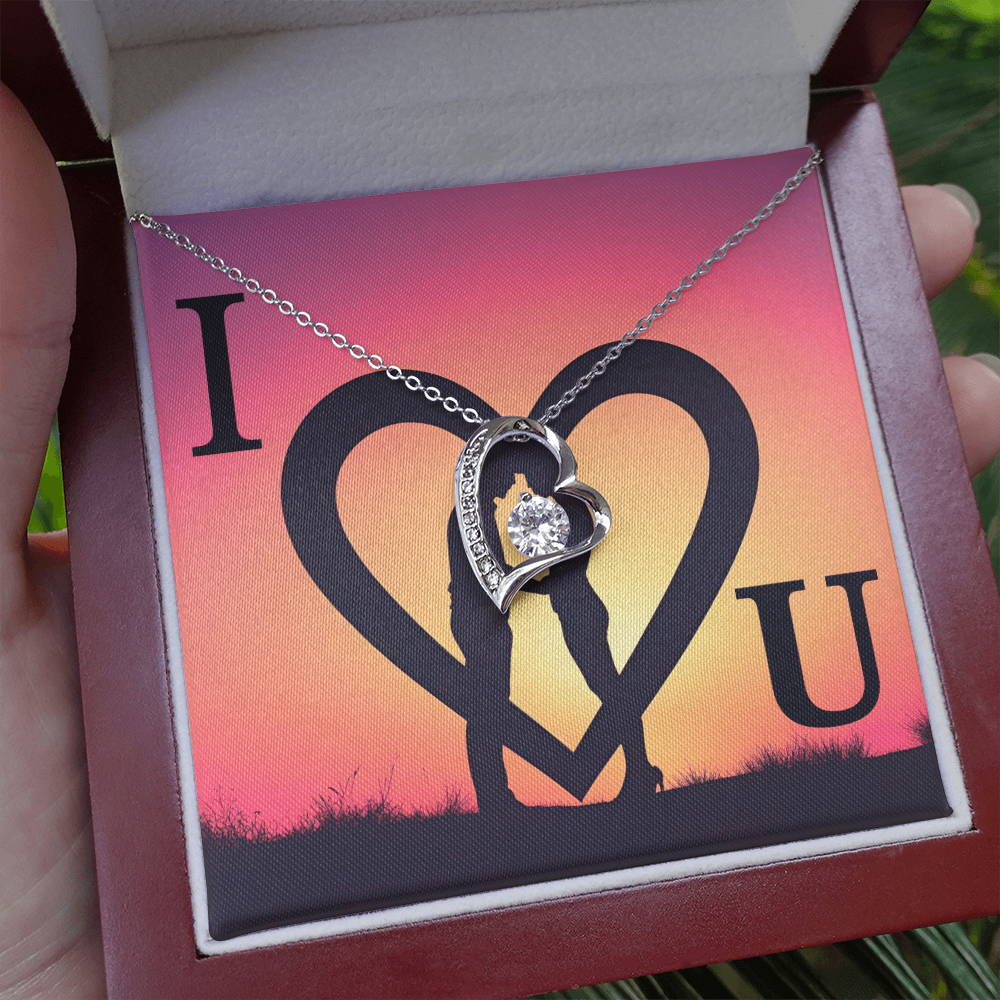 I love you(Sunset) - Forever Love Necklace ShineOn Fulfillment