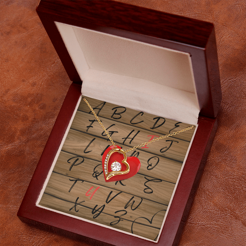 I Love YOU (AtoZ) -Forever Love Necklace ShineOn Fulfillment