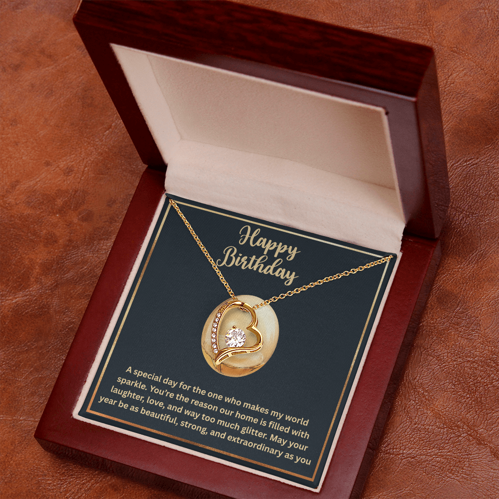 Happy Birthday(Any woman) -Forever Love Necklace ShineOn Fulfillment