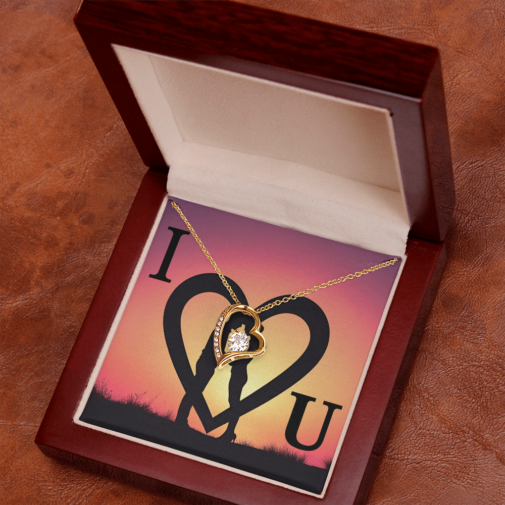 I love you(Sunset) - Forever Love Necklace ShineOn Fulfillment