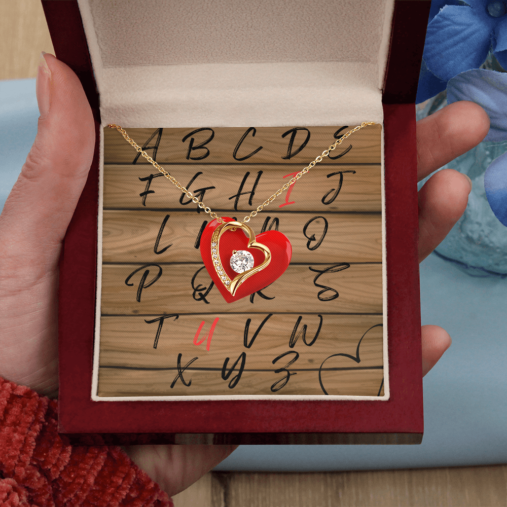 I Love YOU (AtoZ) -Forever Love Necklace ShineOn Fulfillment