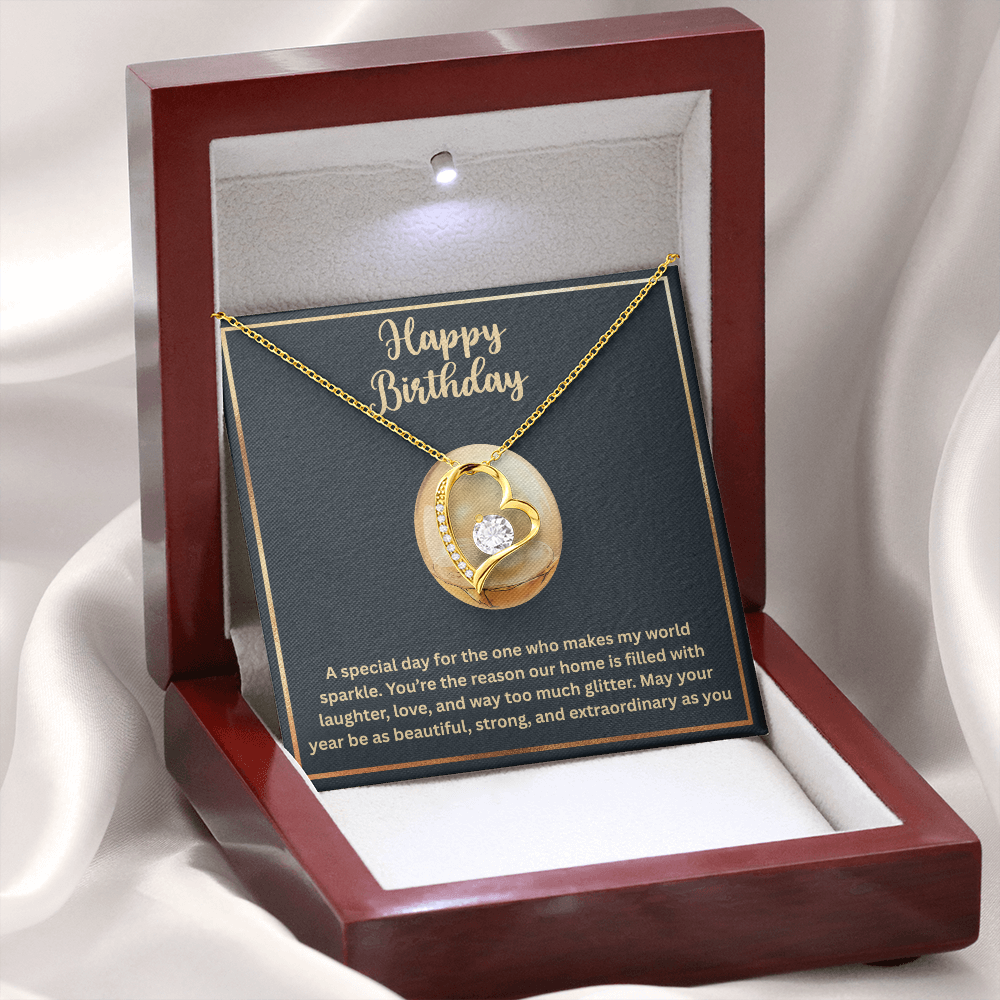 Happy Birthday(Any woman) -Forever Love Necklace ShineOn Fulfillment