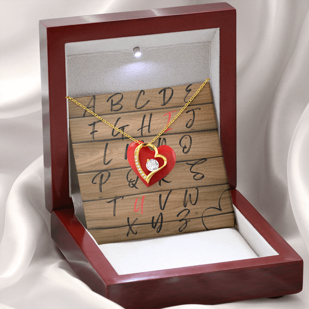 I Love YOU (AtoZ) -Forever Love Necklace ShineOn Fulfillment