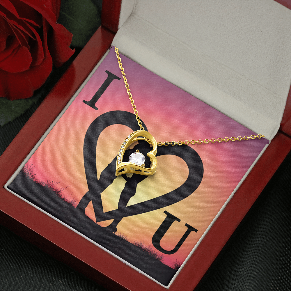 I love you(Sunset) - Forever Love Necklace ShineOn Fulfillment