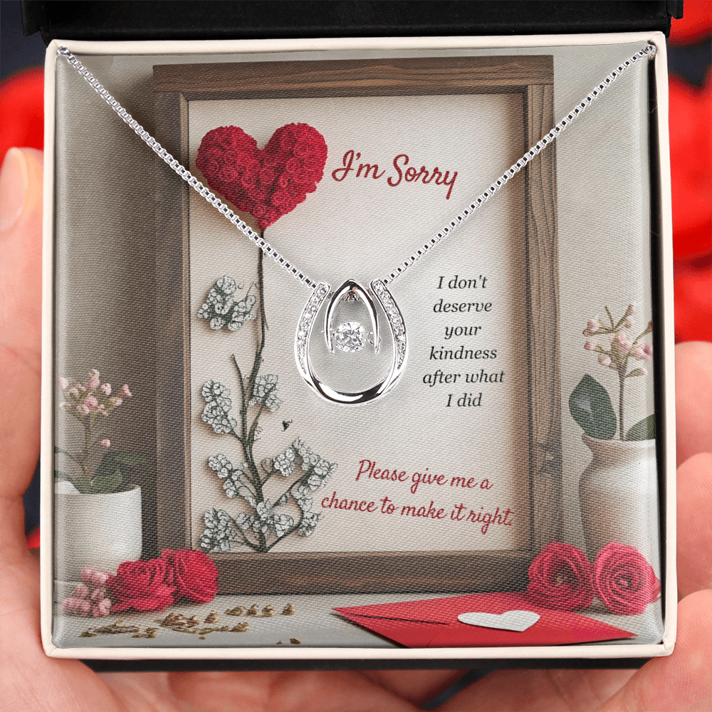 I'm Sorry -Lucky In Love Necklace ShineOn Fulfillment