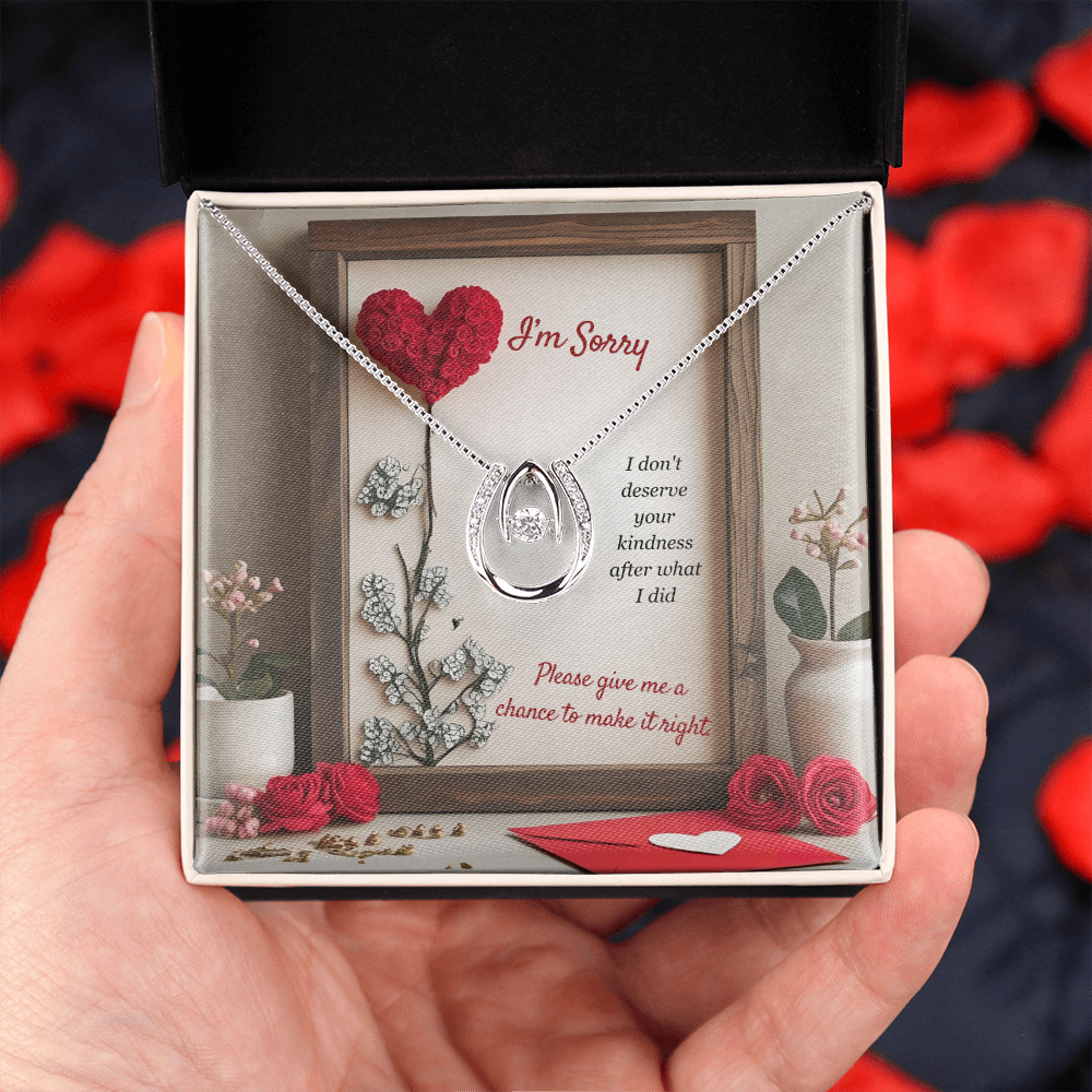 I'm Sorry -Lucky In Love Necklace ShineOn Fulfillment