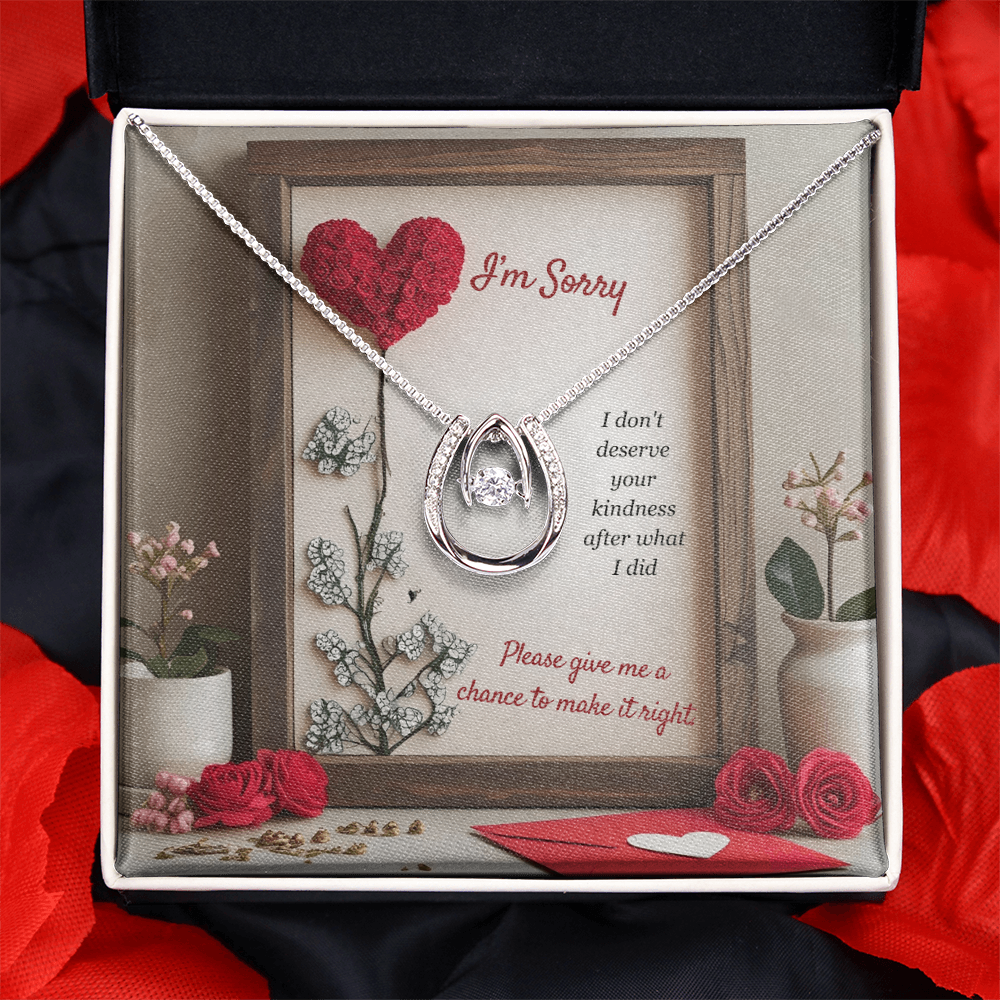I'm Sorry -Lucky In Love Necklace ShineOn Fulfillment