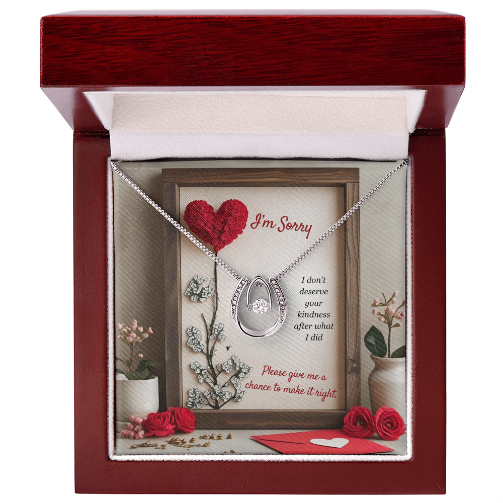 I'm Sorry -Lucky In Love Necklace ShineOn Fulfillment