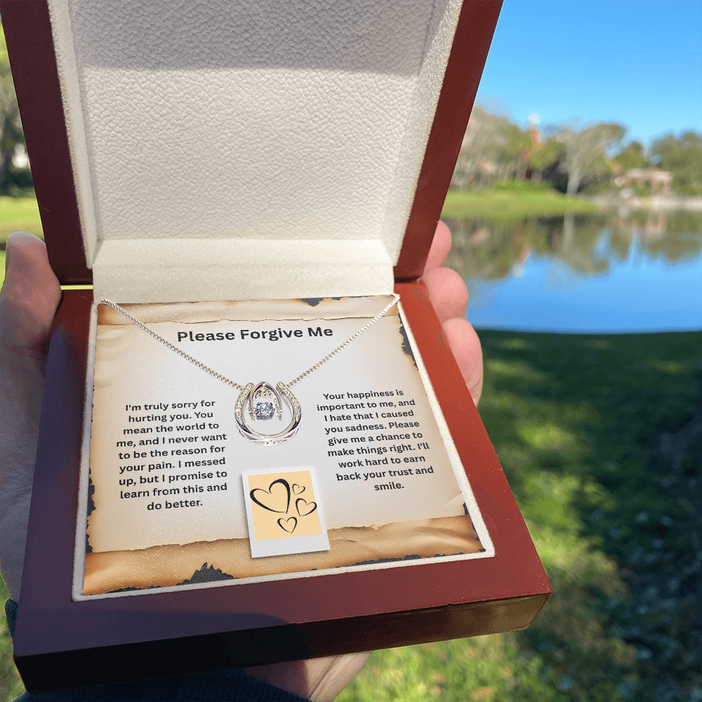 Please Forgive Me -Lucky In Love Necklace ShineOn Fulfillment