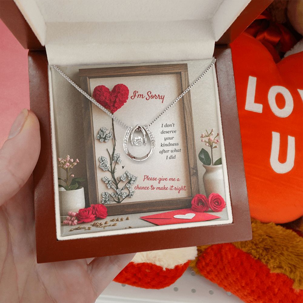 I'm Sorry -Lucky In Love Necklace ShineOn Fulfillment