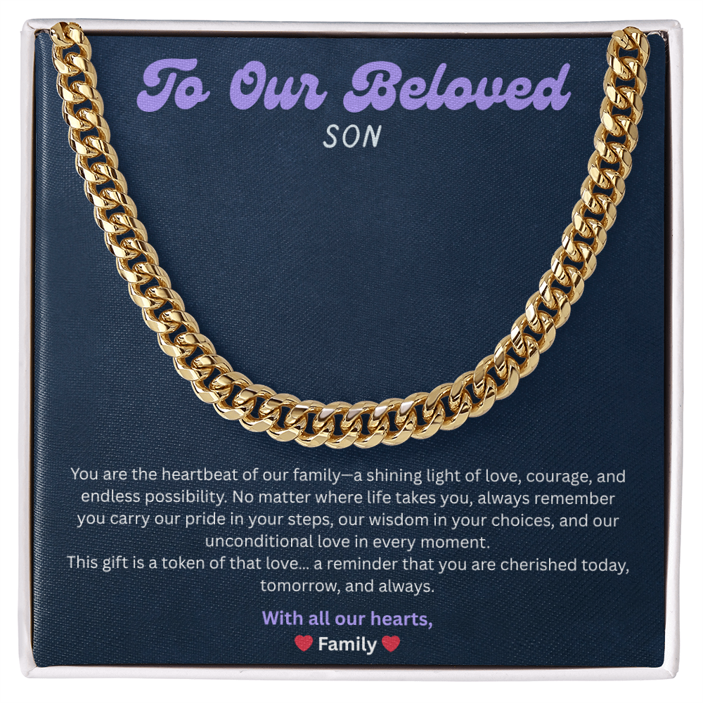 Son -Cuban Link Chain by Family ShineOn Fulfillment