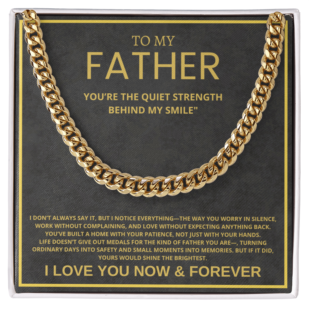 Father -Cuban Link Chain by Children ShineOn Fulfillment
