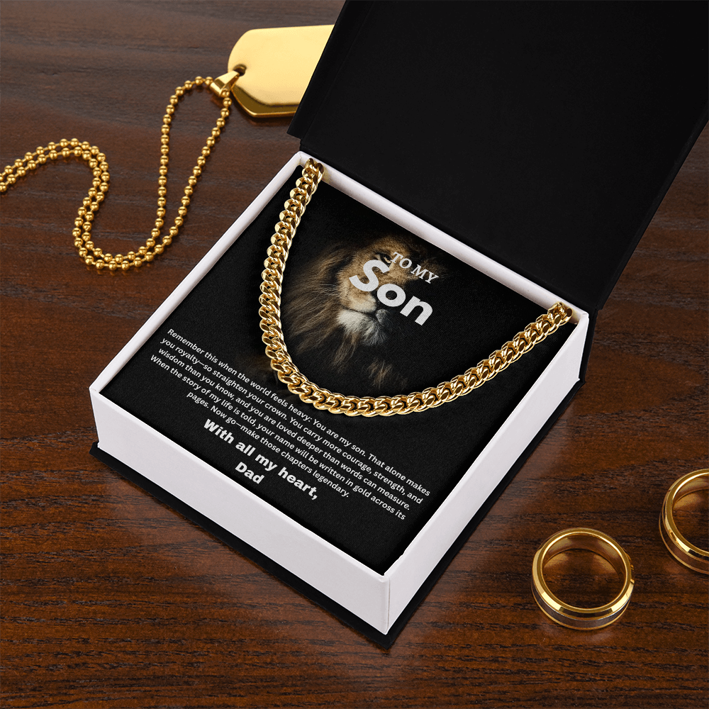 Son - Cuban Link Chain by Dad ShineOn Fulfillment