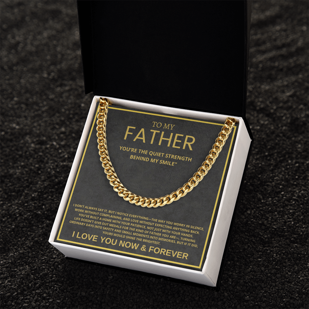 Father -Cuban Link Chain by Children ShineOn Fulfillment