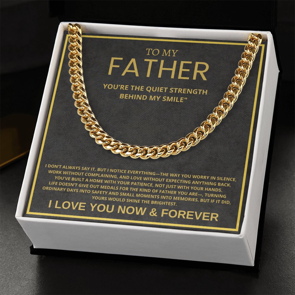 Father -Cuban Link Chain by Children ShineOn Fulfillment