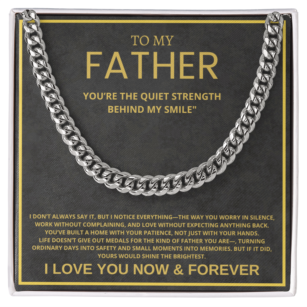 Father -Cuban Link Chain by Children ShineOn Fulfillment