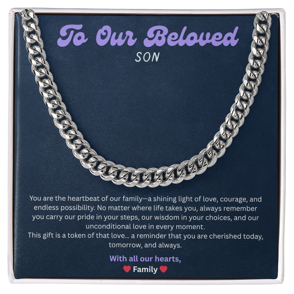 Son -Cuban Link Chain by Family ShineOn Fulfillment