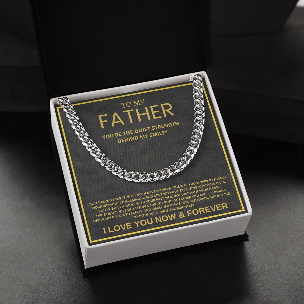 Father -Cuban Link Chain by Children ShineOn Fulfillment