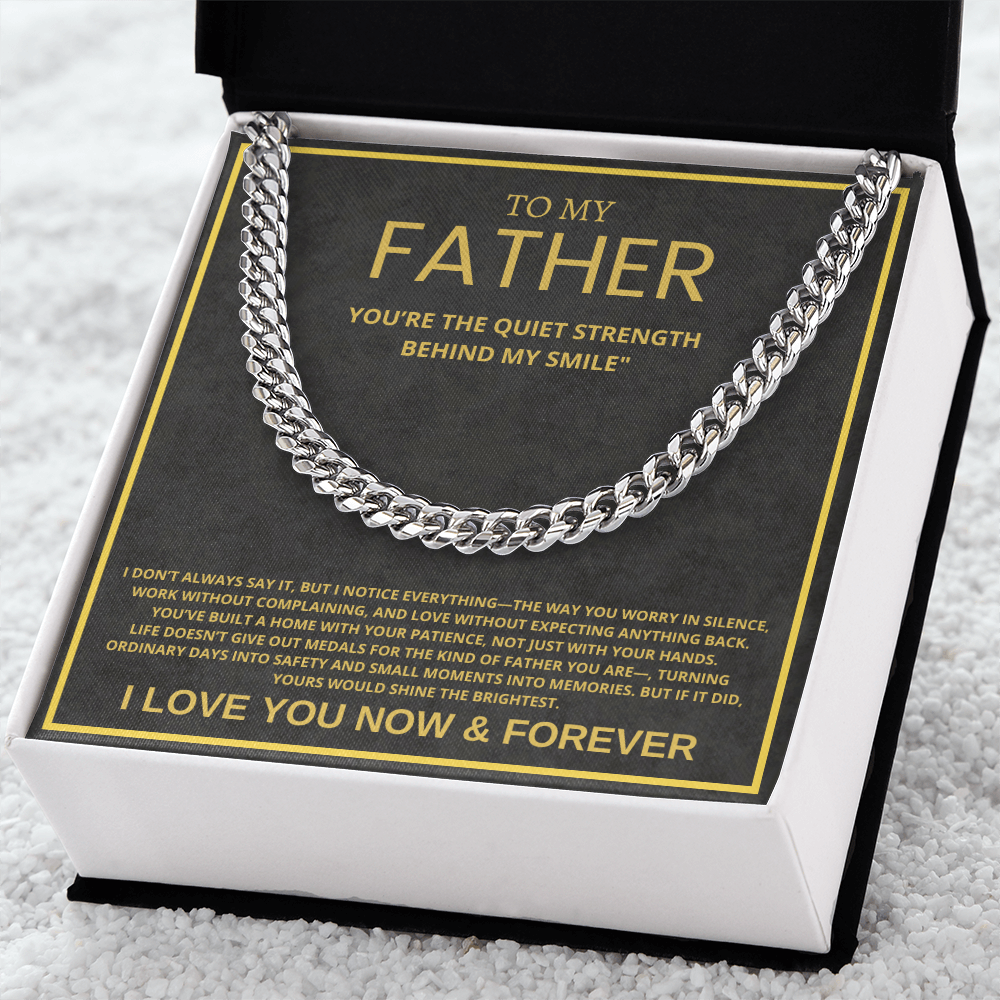 Father -Cuban Link Chain by Children ShineOn Fulfillment