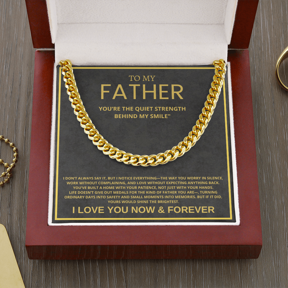 Father -Cuban Link Chain by Children ShineOn Fulfillment