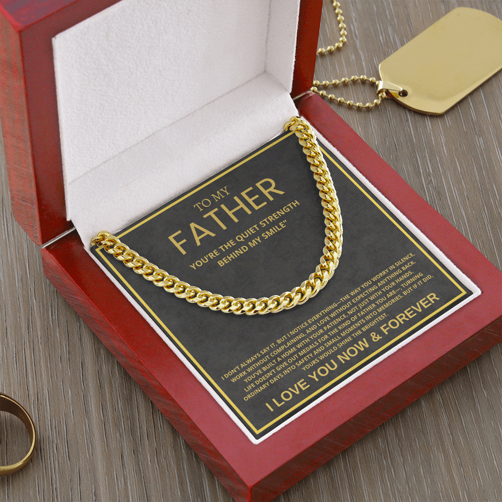 Father -Cuban Link Chain by Children ShineOn Fulfillment