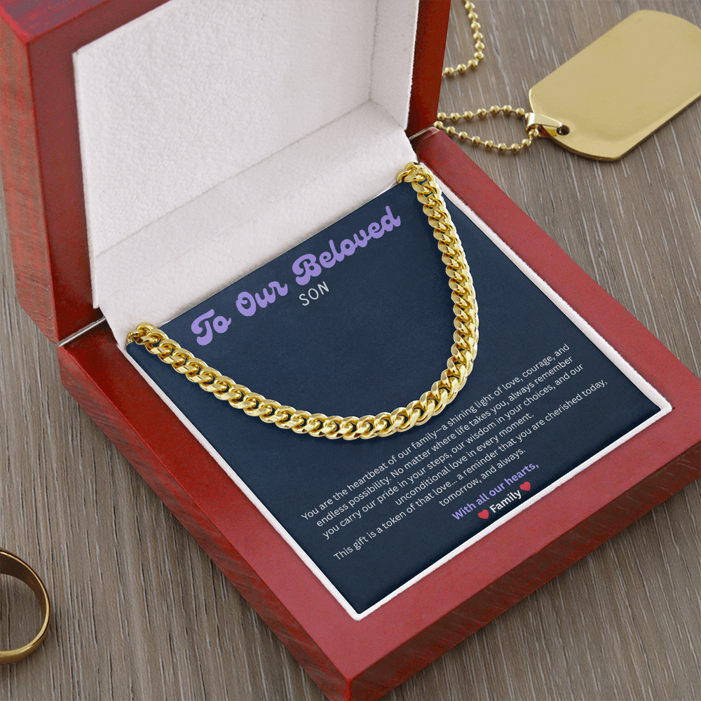 Son -Cuban Link Chain by Family ShineOn Fulfillment