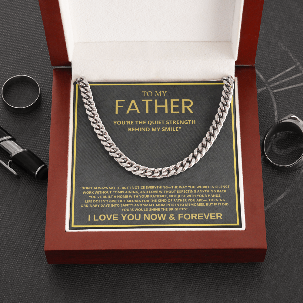 Father -Cuban Link Chain by Children ShineOn Fulfillment