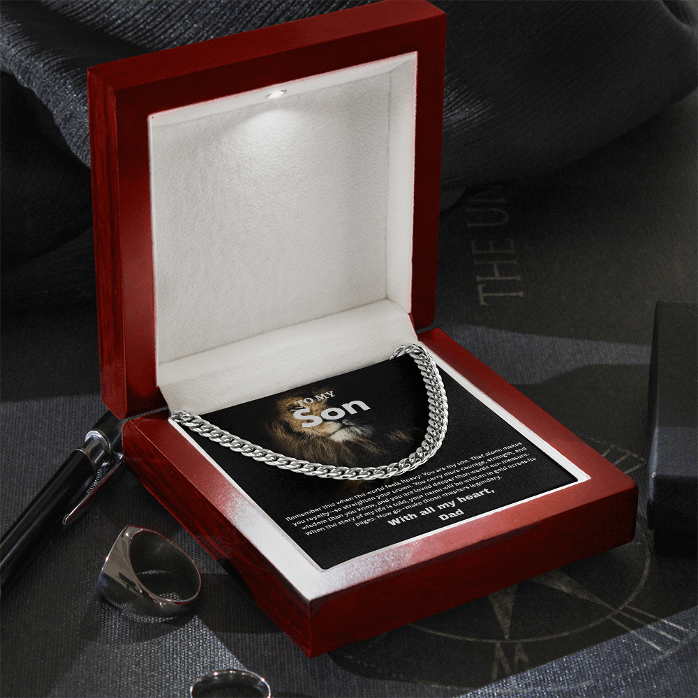 Son - Cuban Link Chain by Dad ShineOn Fulfillment