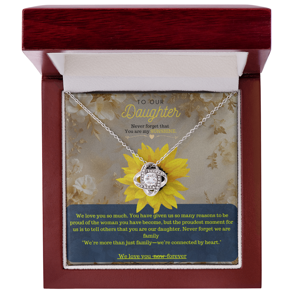 Daughter- Love Necklace by Family ShineOn Fulfillment