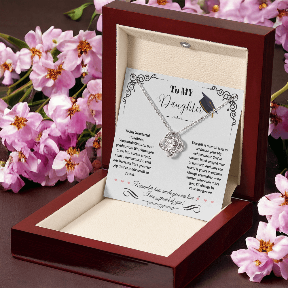 For Daughter(Graduation) -Love Knot Necklace ShineOn Fulfillment