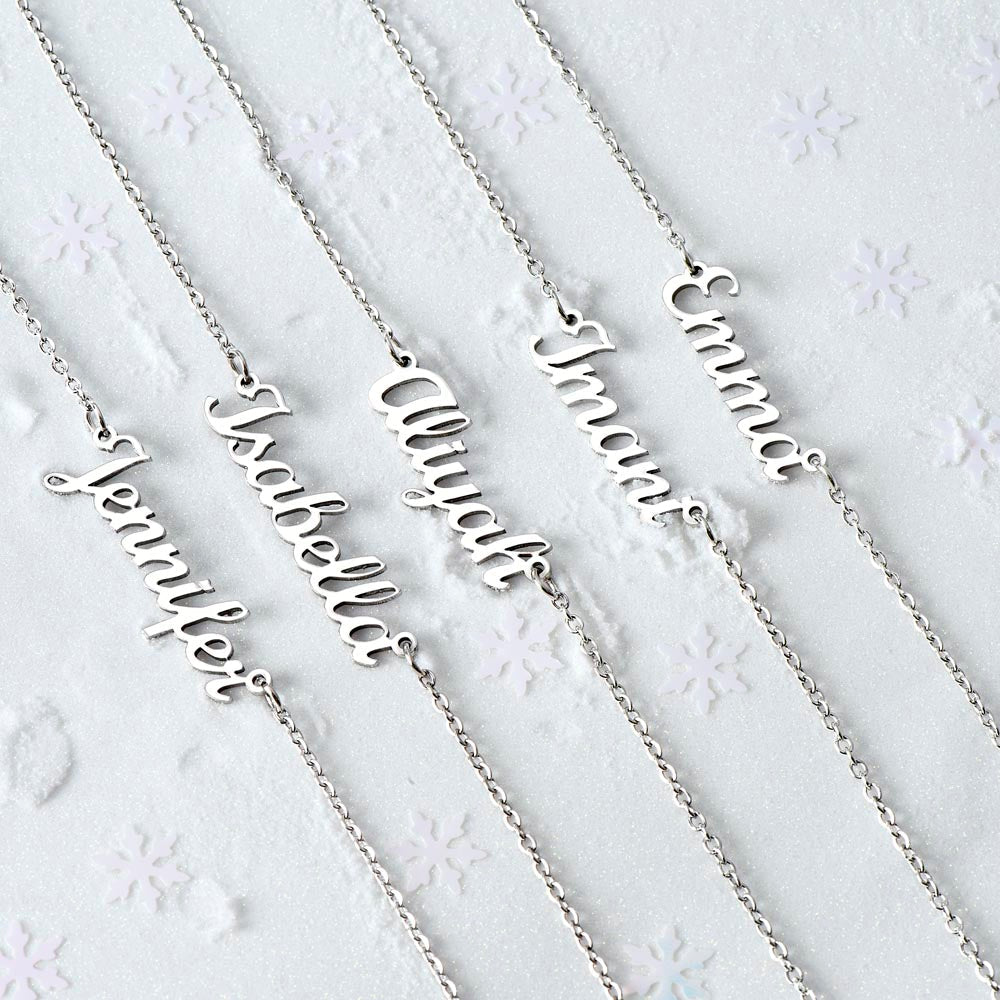Grandchildren (Custom Name)- Custom Name Necklace ShineOn Fulfillment