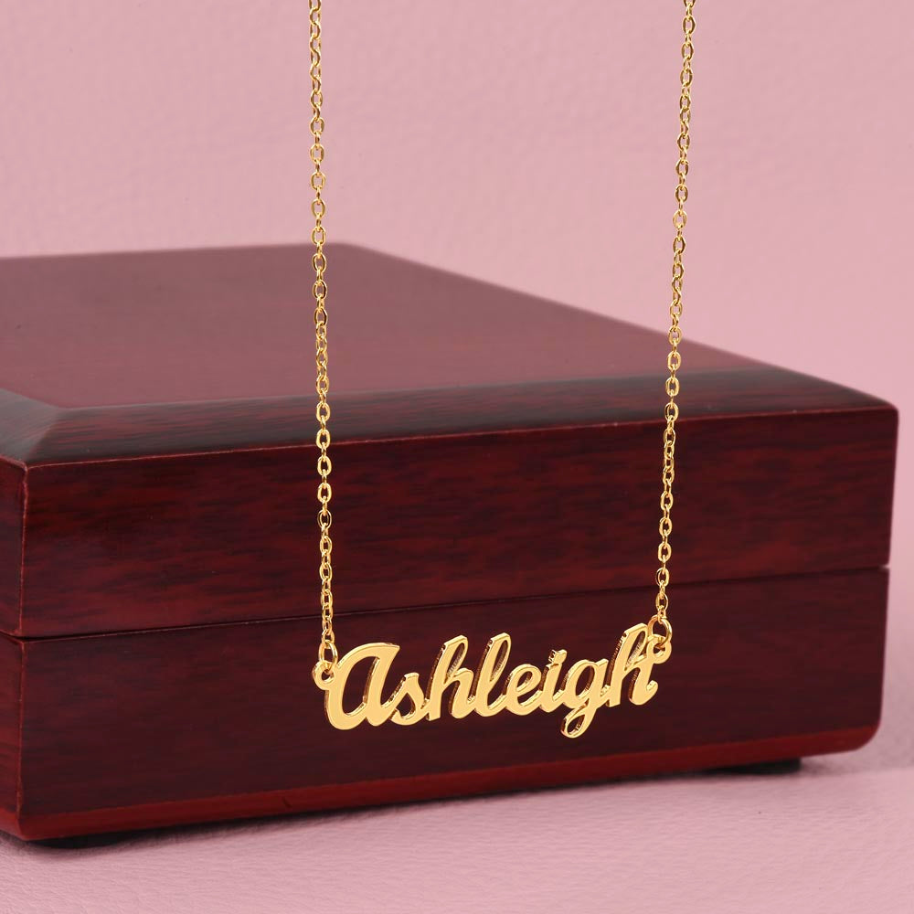 Grandchildren (Custom Name)- Custom Name Necklace ShineOn Fulfillment