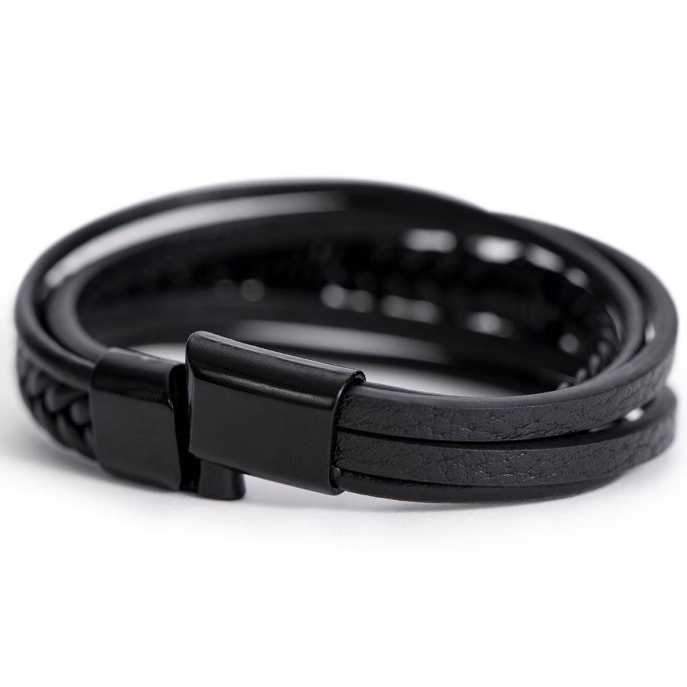 TO MY MAN -Men's Cross Bracelet ShineOn Fulfillment
