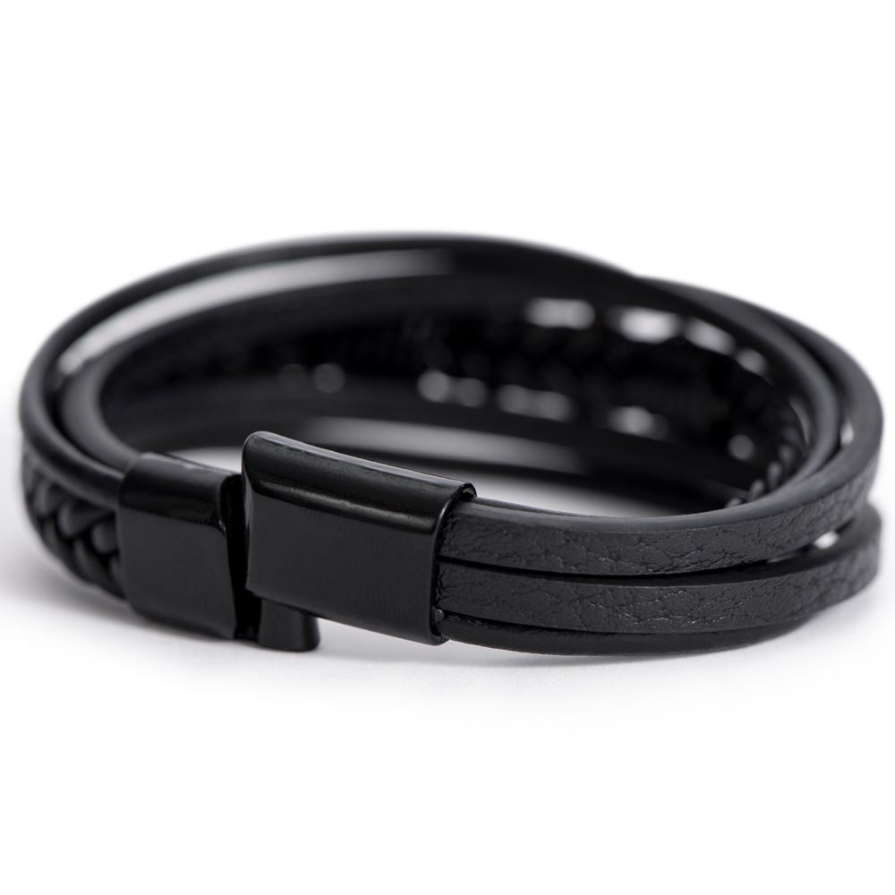 Motivation(Gym) -Men's Cross Bracelet ShineOn Fulfillment