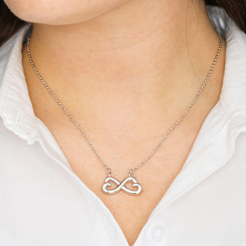 For Wife-Eternal Embrace: The Infinity Love Necklace ShineOn Fulfillment