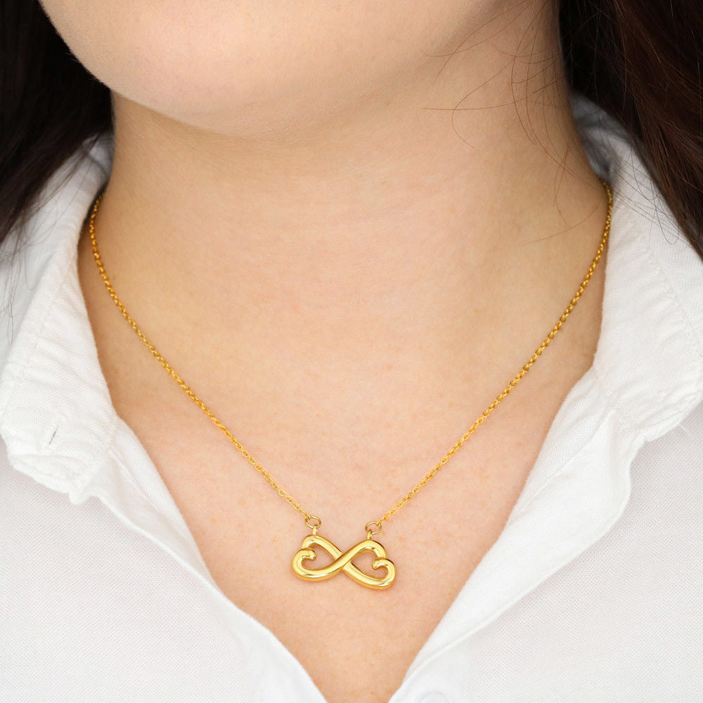 For Wife-Eternal Embrace: The Infinity Love Necklace ShineOn Fulfillment