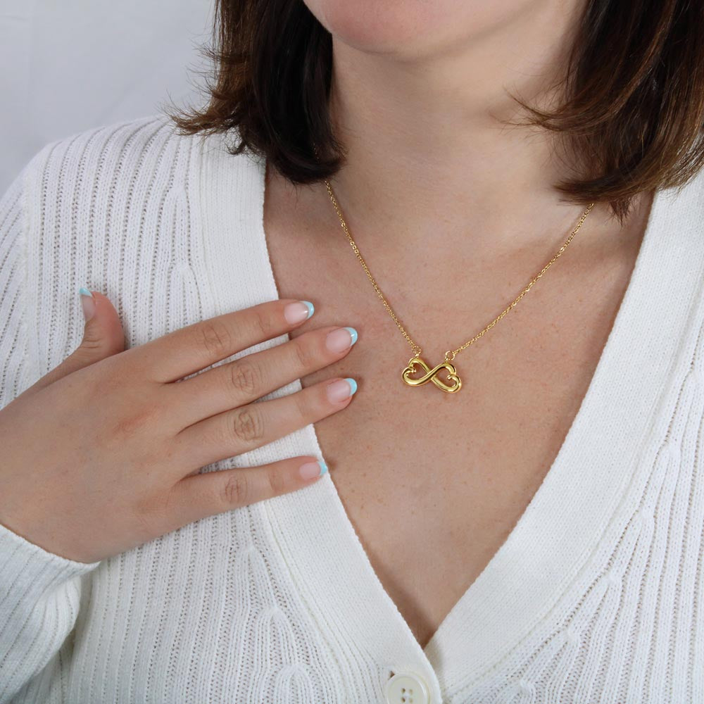 For Wife-Eternal Embrace: The Infinity Love Necklace ShineOn Fulfillment