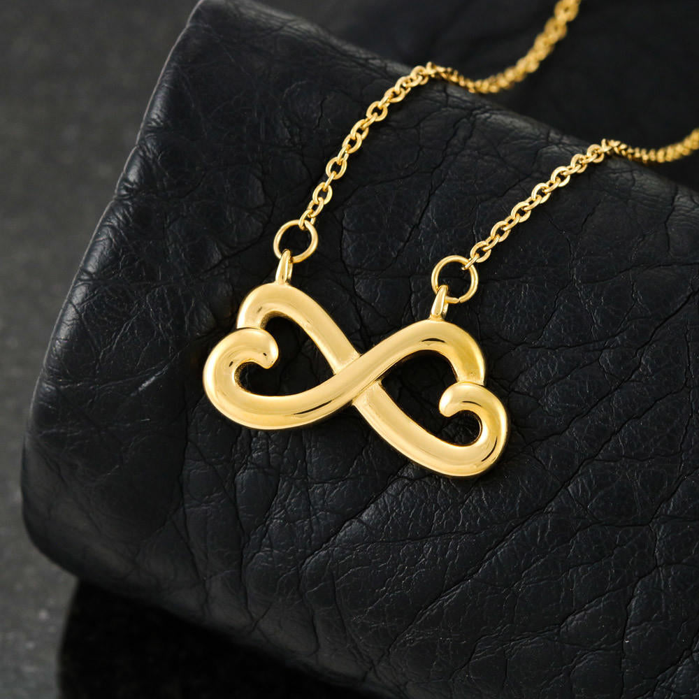 For Wife-Eternal Embrace: The Infinity Love Necklace ShineOn Fulfillment