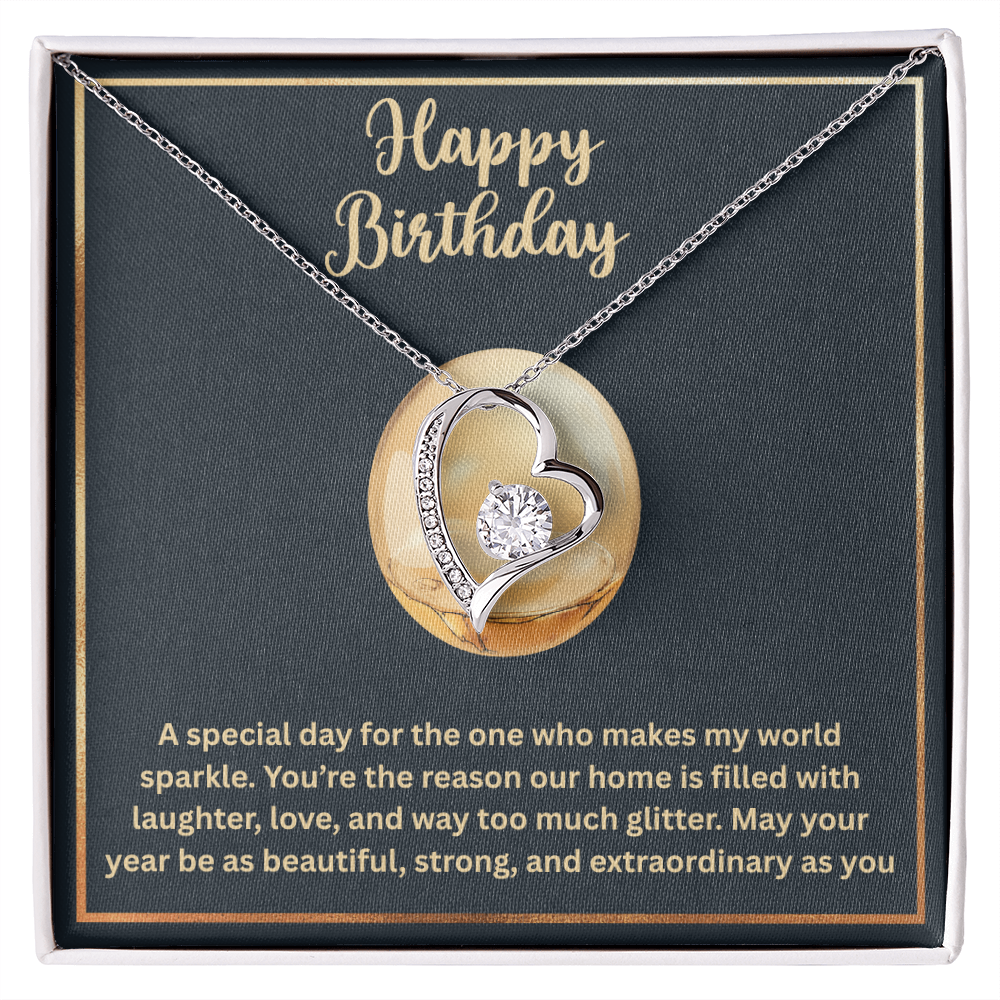 Happy Birthday(Any woman) -Forever Love Necklace ShineOn Fulfillment