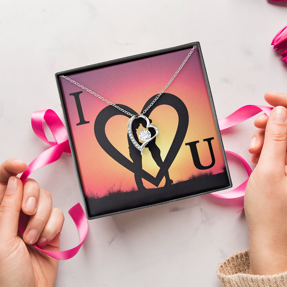 I love you(Sunset) - Forever Love Necklace ShineOn Fulfillment