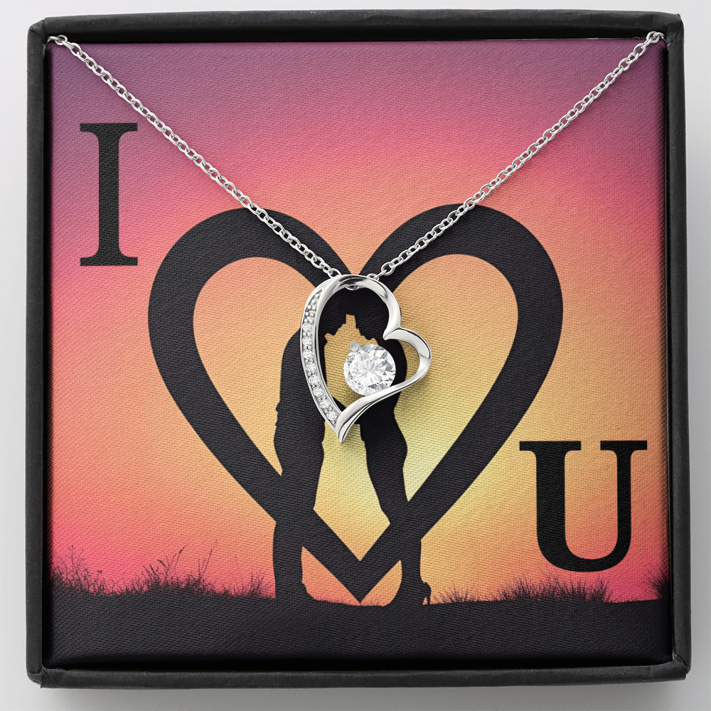 I love you(Sunset) - Forever Love Necklace ShineOn Fulfillment