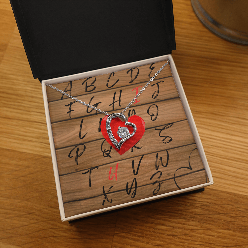I Love YOU (AtoZ) -Forever Love Necklace ShineOn Fulfillment