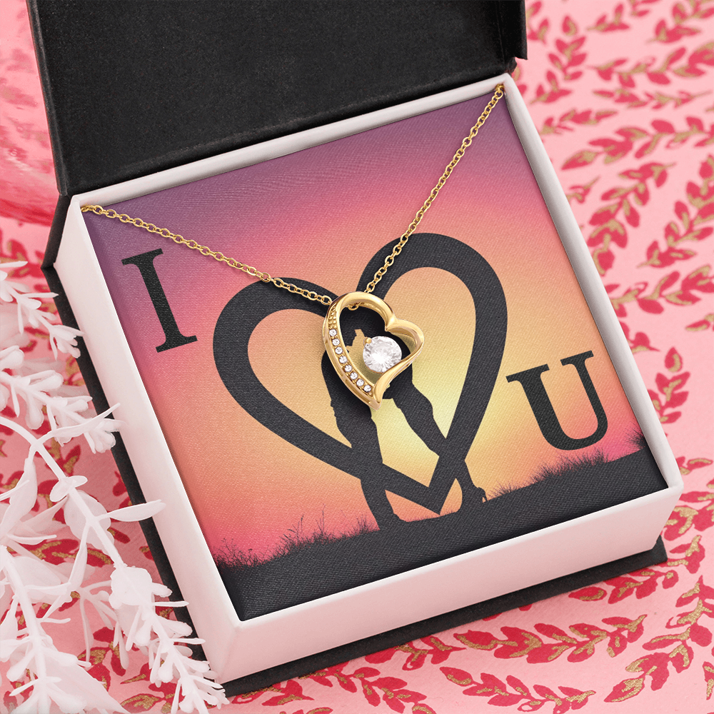 I love you(Sunset) - Forever Love Necklace ShineOn Fulfillment