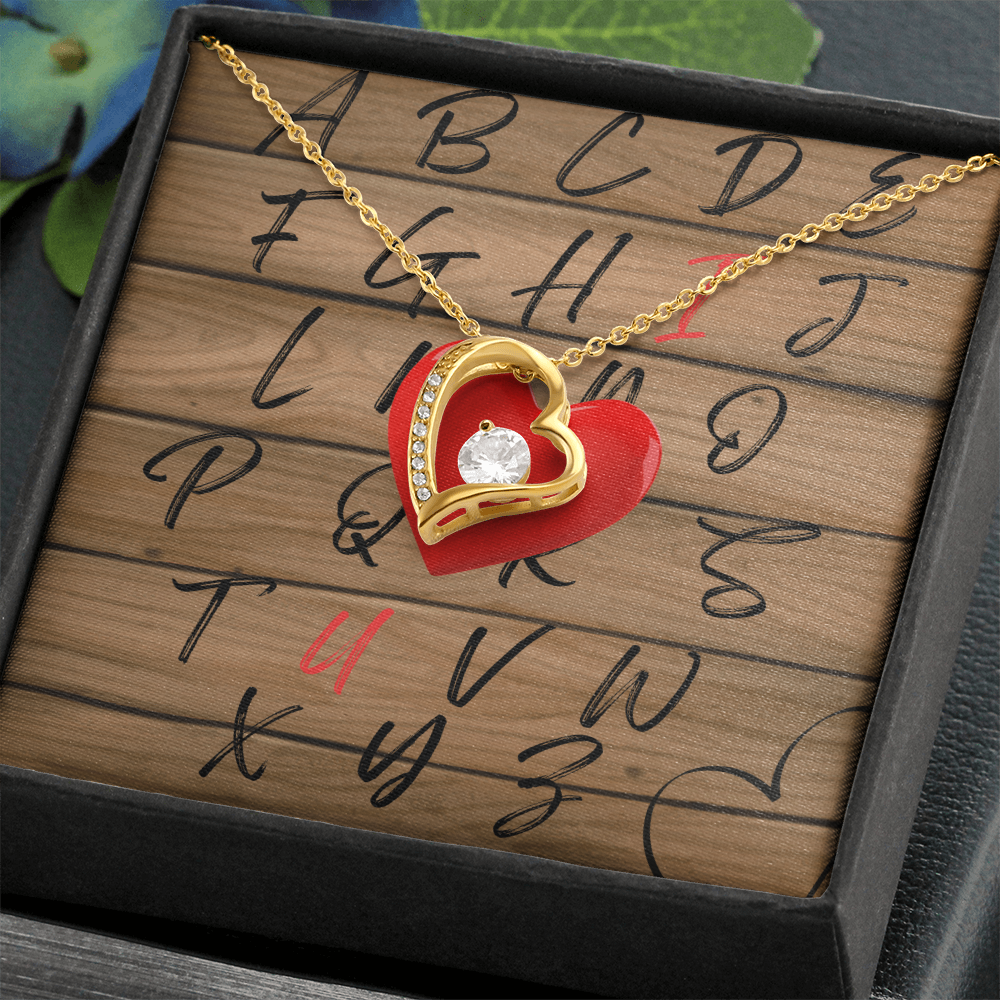 I Love YOU (AtoZ) -Forever Love Necklace ShineOn Fulfillment