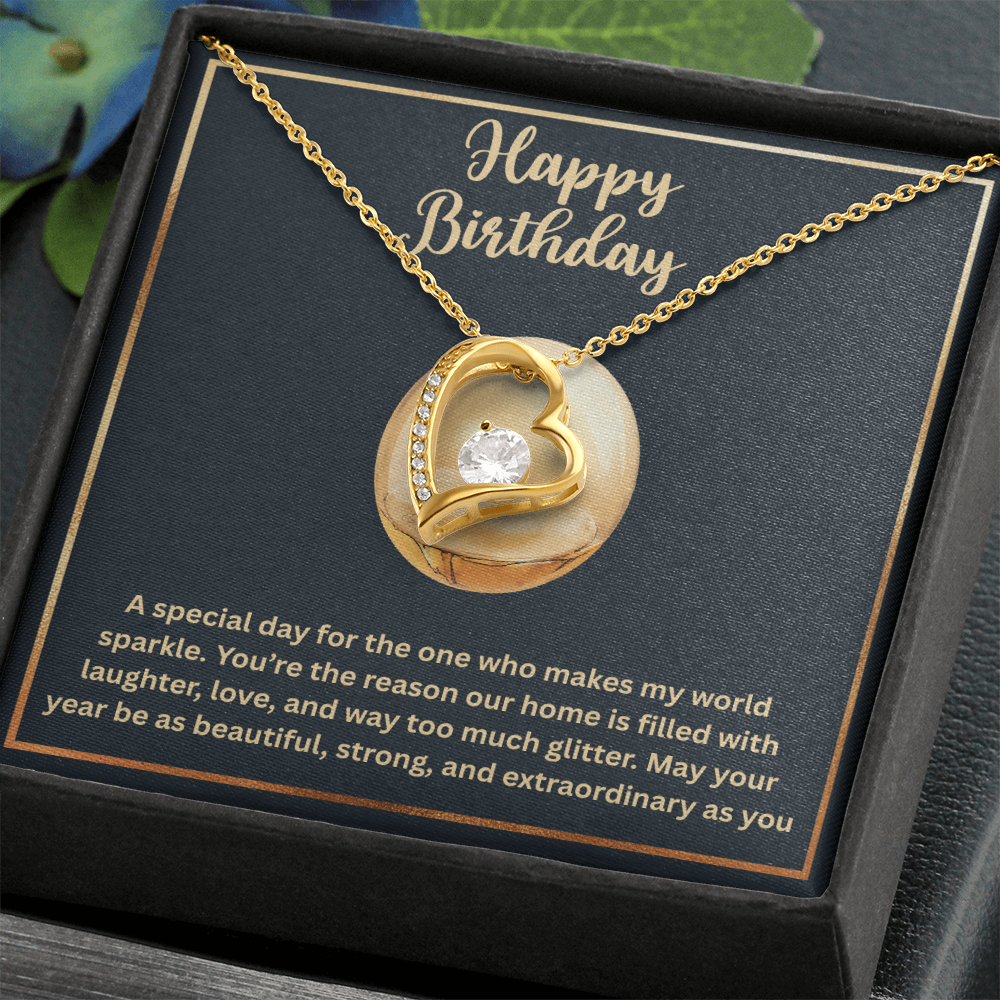 Happy Birthday(Any woman) -Forever Love Necklace ShineOn Fulfillment